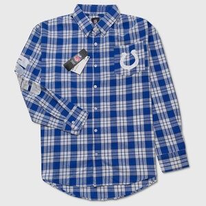 Indianapolis Colts / NFL / FOCO Flannel Shirt - NWT‎ Mens Size XL - #48202-YY1*